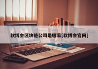 软博会区块链公司是哪家[软博会官网]